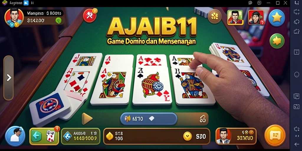 Tampilan gameplay seru dari AJAIB11 yang menarik dan kompetitif.