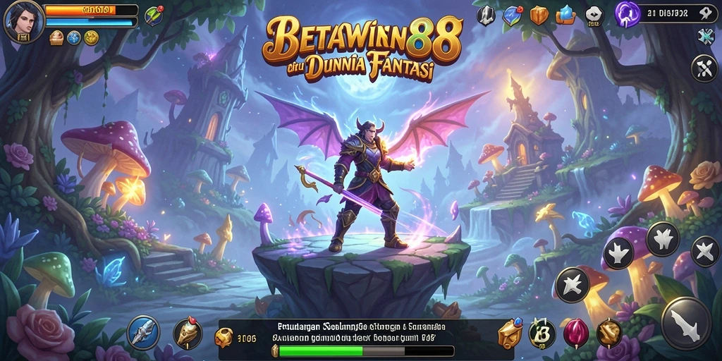 Tampilan gameplay BETWIN88 yang penuh petualangan dan warna.