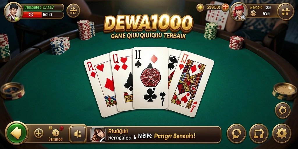 Tangkapan layar gameplay DEWA1000 yang seru dan kompetitif.