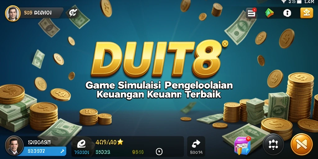 Screenshot gameplay DUIT8 menampilkan interaksi pengguna yang menarik.