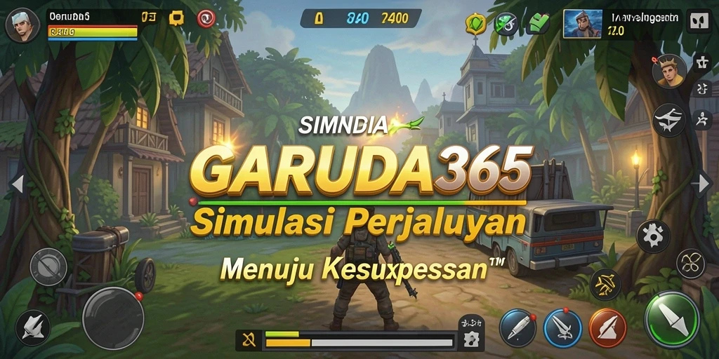 Screenshot gameplay GARUDA365 menampilkan interaksi karakter yang menarik.