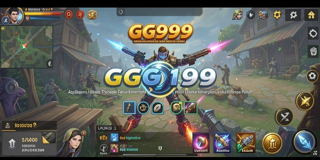 Antarmuka GG999 yang intuitif dan fungsional.