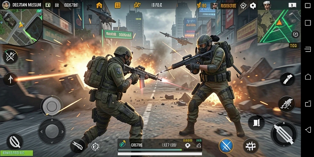 Tampilan keren dari gameplay seru ID6788 dengan aksi bertempur yang mendebarkan.