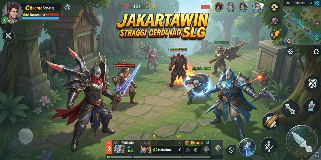 Tampilan gameplay SLG yang menegangkan dan penuh strategi.