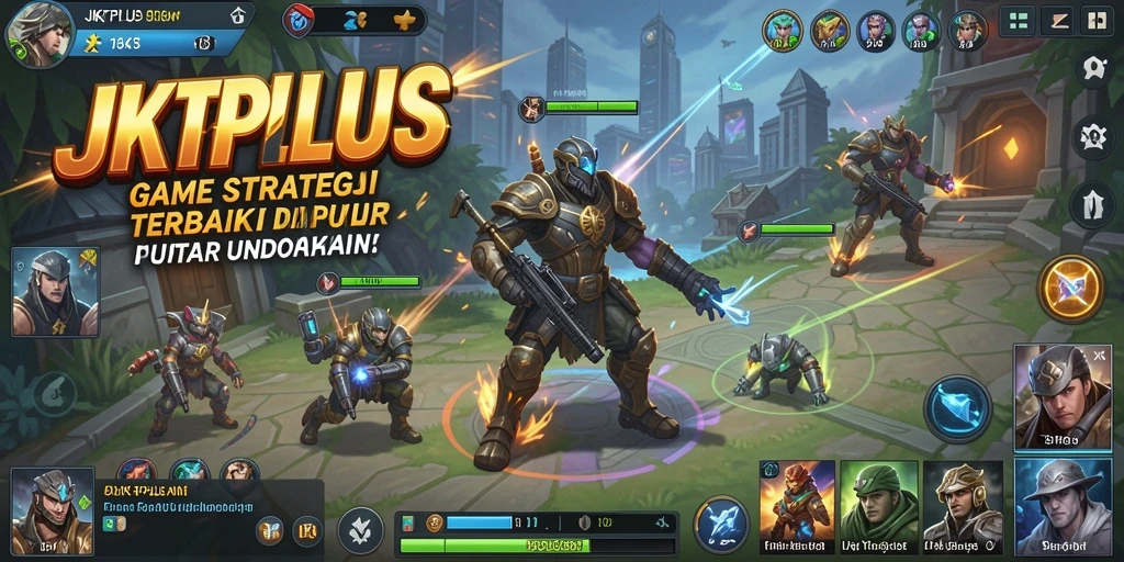 Tampilan gameplay mendalam dalam JKTPLUS yang memikat.