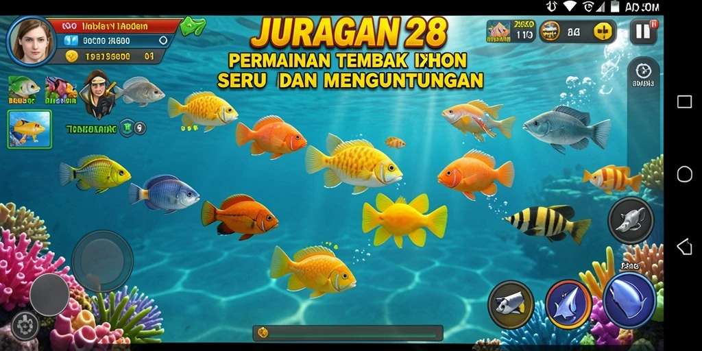 Tangkapan ikan yang menampilkan gameplay JURAGAN28 yang seru.