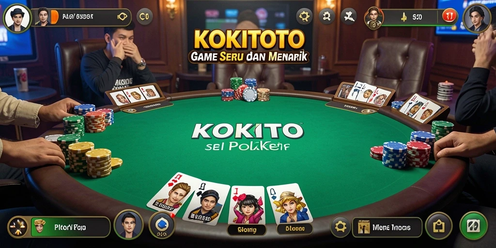 Tampilan gameplay KOKITOTO yang menakjubkan dan kompetitif.