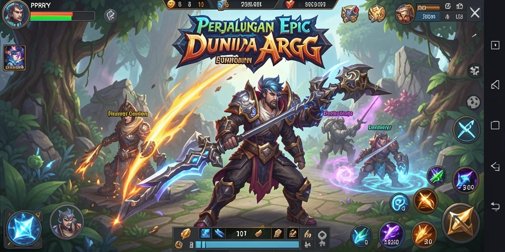 Gameplay seru PPRRYY dengan aksi ARPG yang menantang.