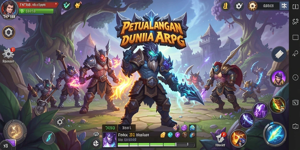 Screenshot gameplay TKP188 menampilkan aksi pertarungan yang mendebarkan.