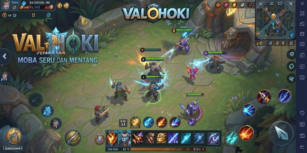 Gameplay seru VALOHOKI dengan grafis yang menakjubkan.