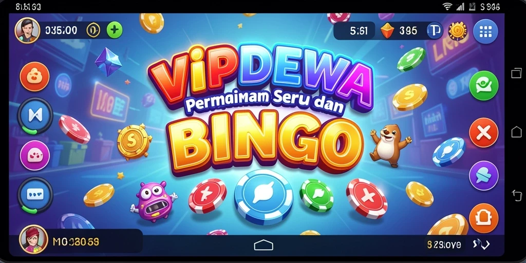 Tampilan gameplay Bingo yang menarik di VIPDEWA.